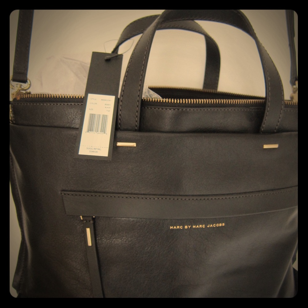 A black Marc Jacob tote