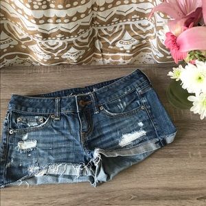 American Eagle Distressed Shorts