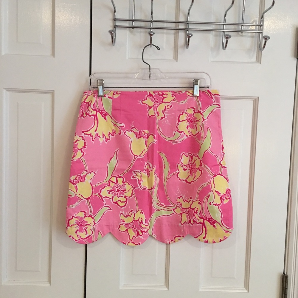 Lilly Pulitzer Scalloped Mini Skirt