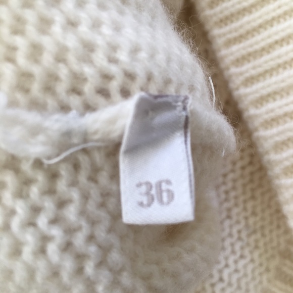 MIU MIU white crop sweater, AUTHENTIC! - Picture 7 of 8