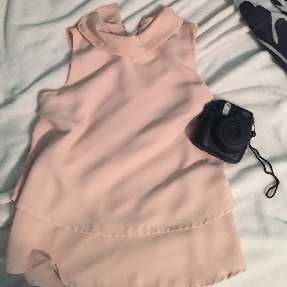 Pale pink dressy tank!