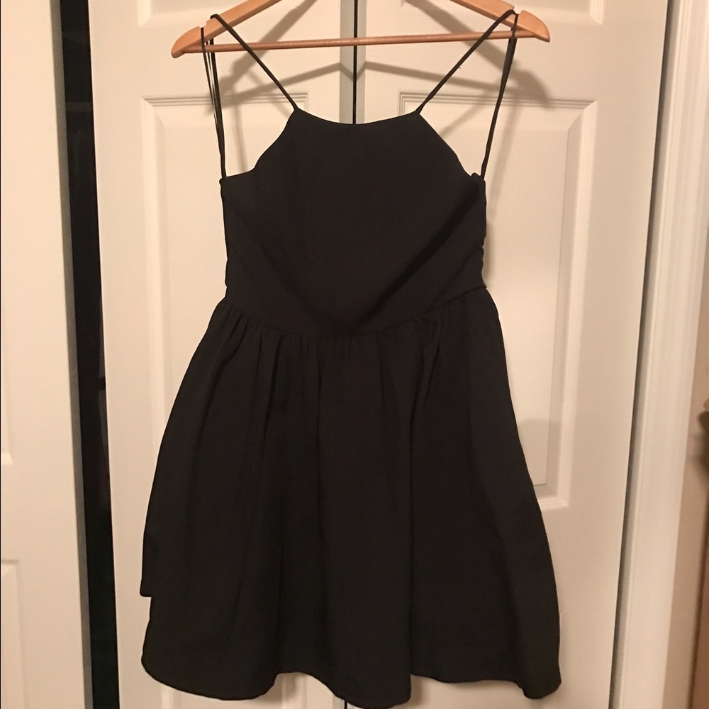 Lulus Black backless dress