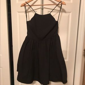 Lulus Black backless dress