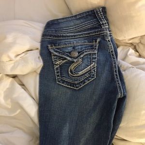 Silver jeans, boot cut worn a few times