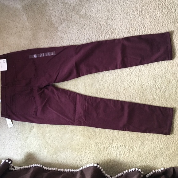 maroon jeggings - Picture 2 of 2