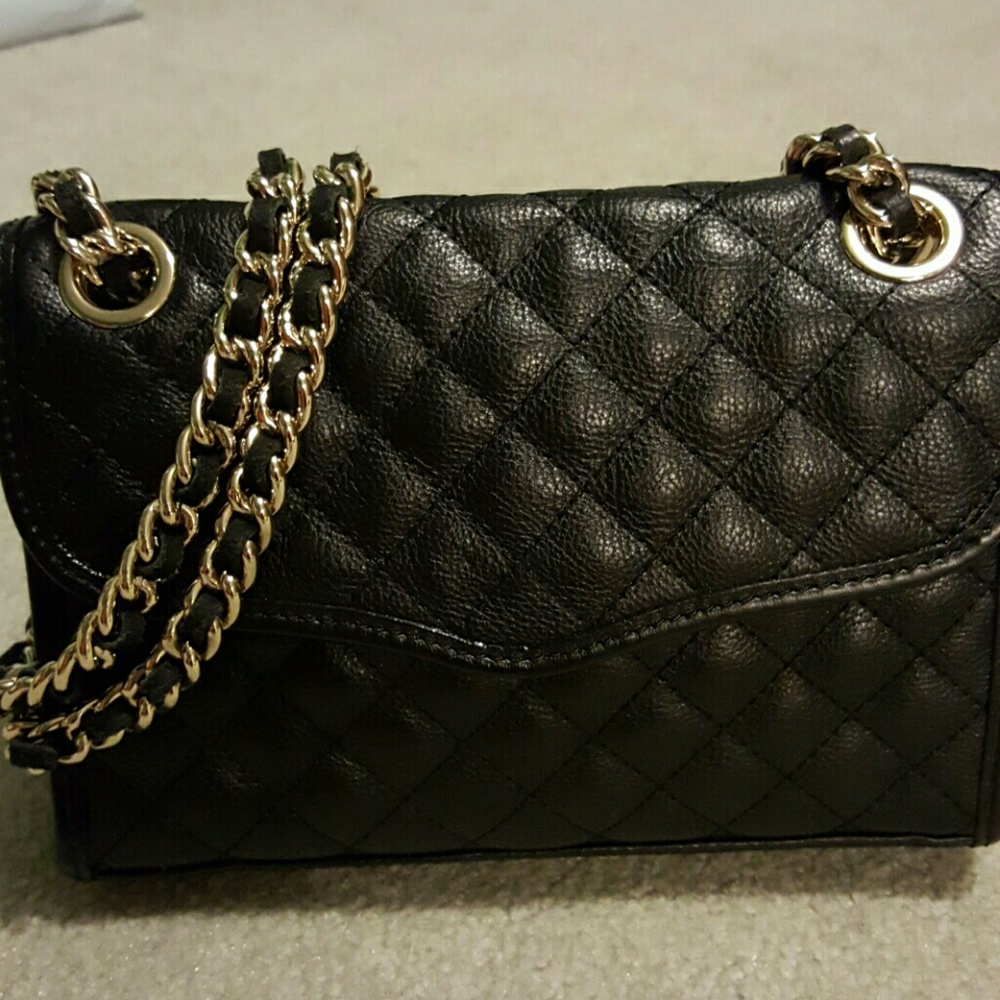 Rebecca Minkoff mini quilted affair black