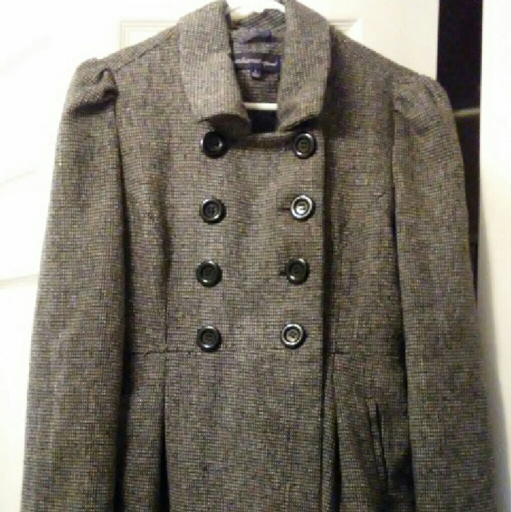 black greyish coat