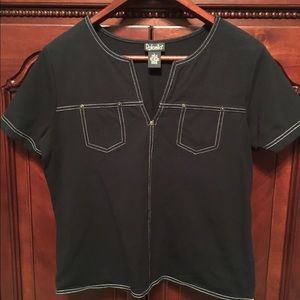 Rafaella black jean shirt (NEW without tags)
