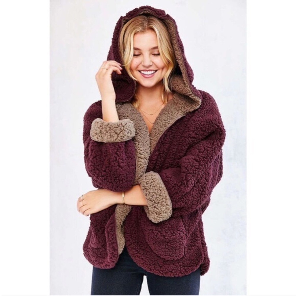 Irban outfitters ecote fuzzy jacket