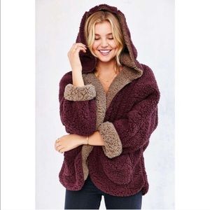 Irban outfitters ecote fuzzy jacket