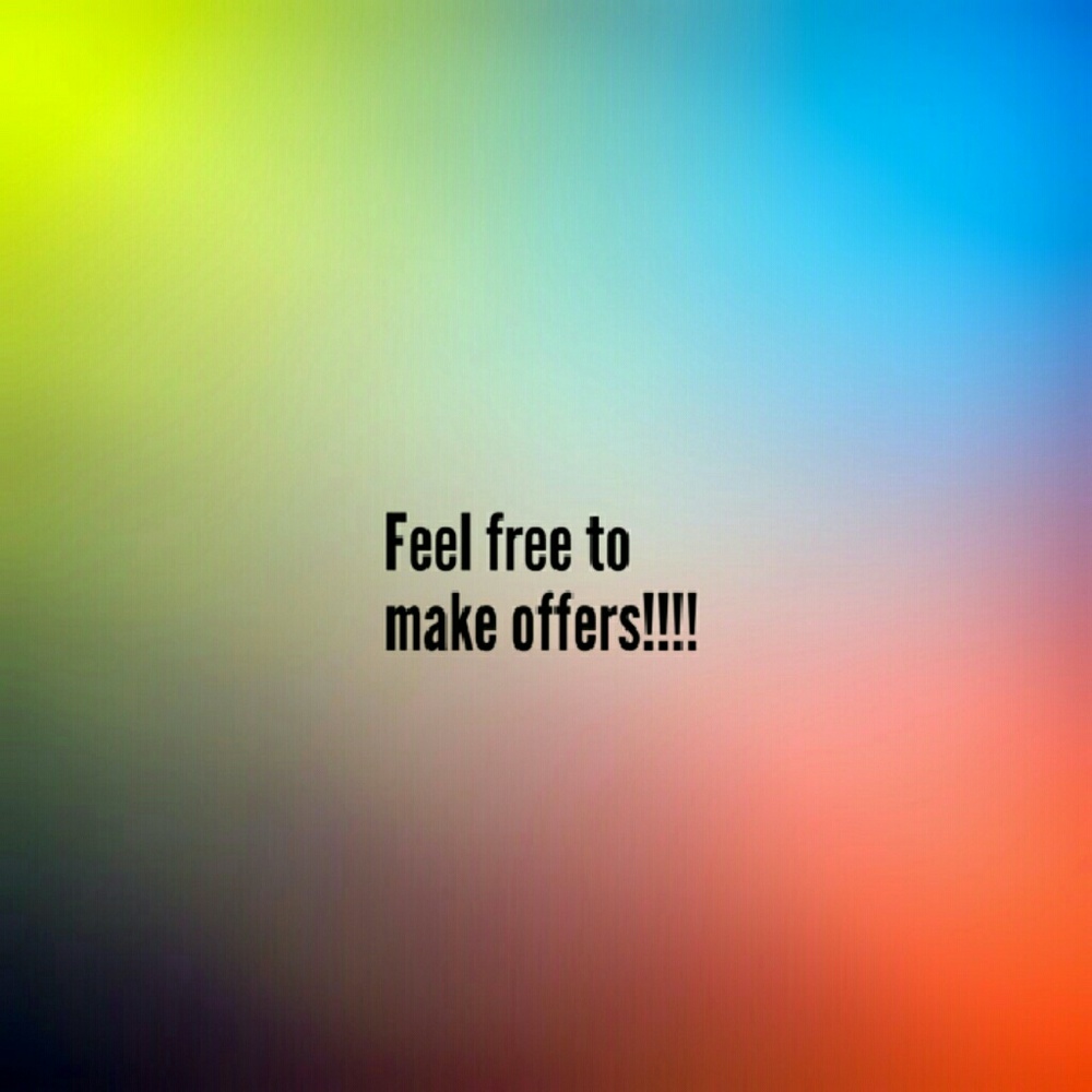Make reasonable offers!!!
