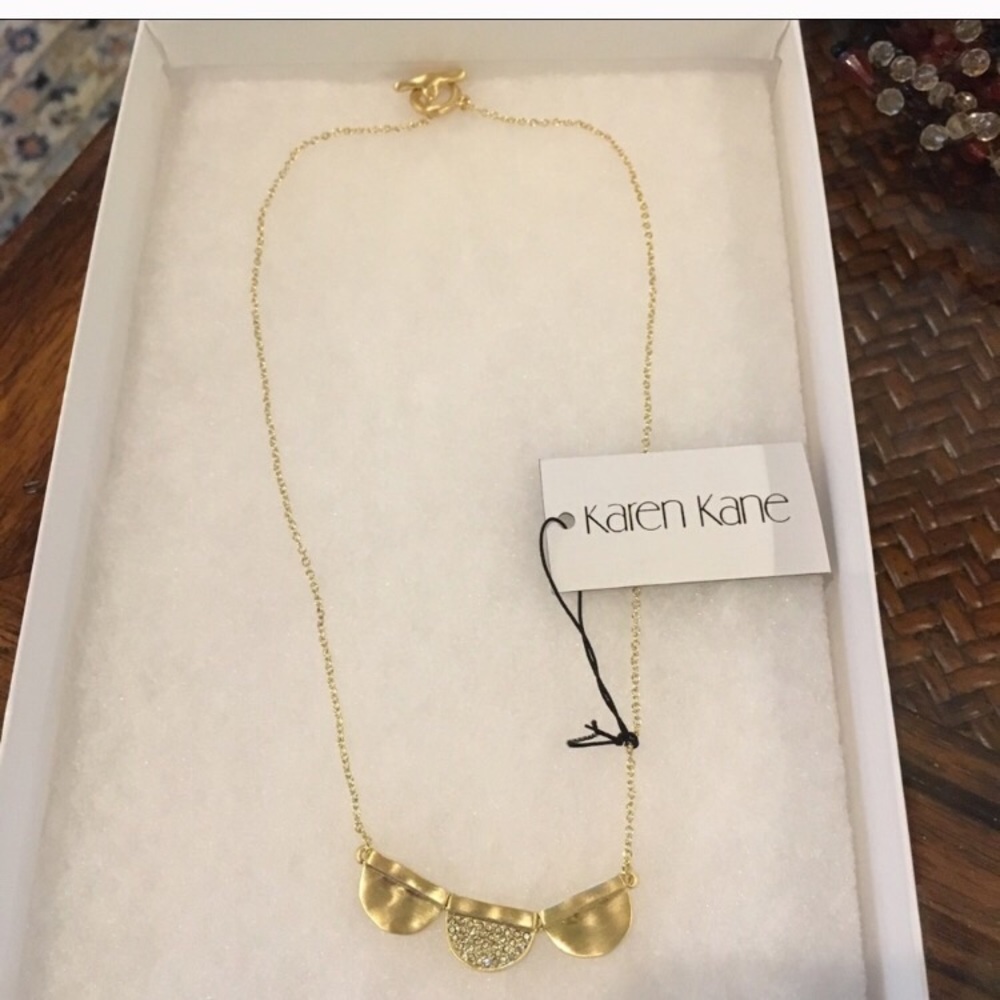 💕SALE💕Karen Kane Brushed Gold necklace