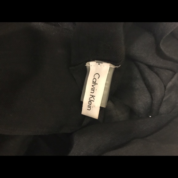 Calvin Klein black infinity scarf - Picture 2 of 4