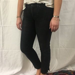J. Crew corduroy pants with ankle zippers