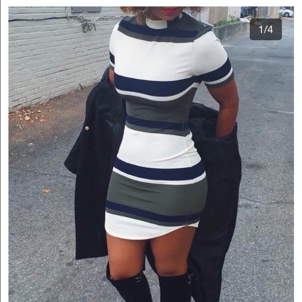 Large mini dress