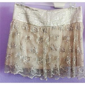 Marciano Romantic Lace Skirt