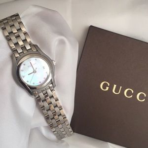 Ladies stainless Gucci watch