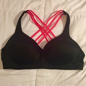 Black Racerback Sports Bra