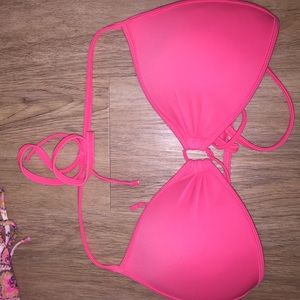 pink swim top