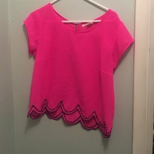 Hot pink top