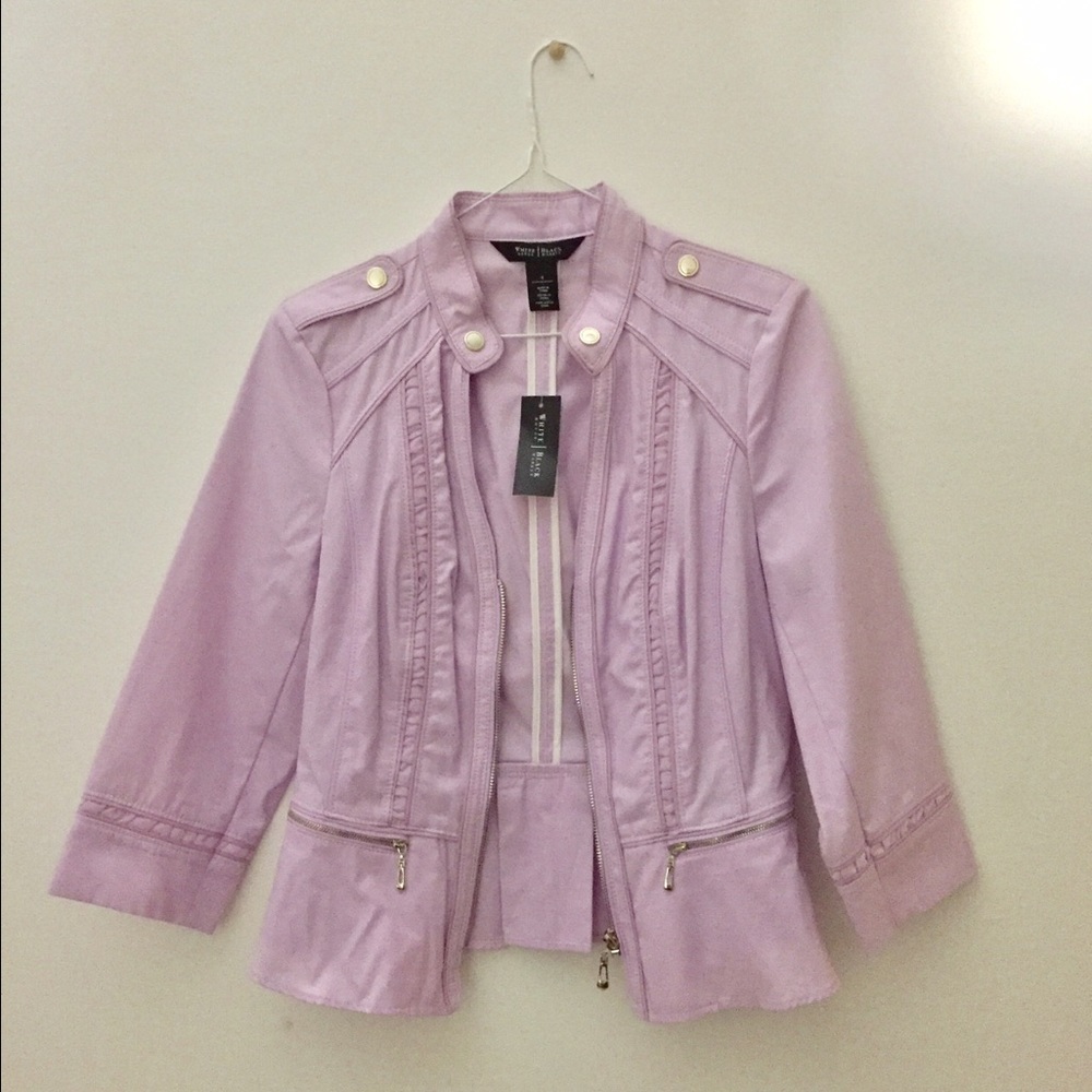 White House Black Market purple blazer/jacket
