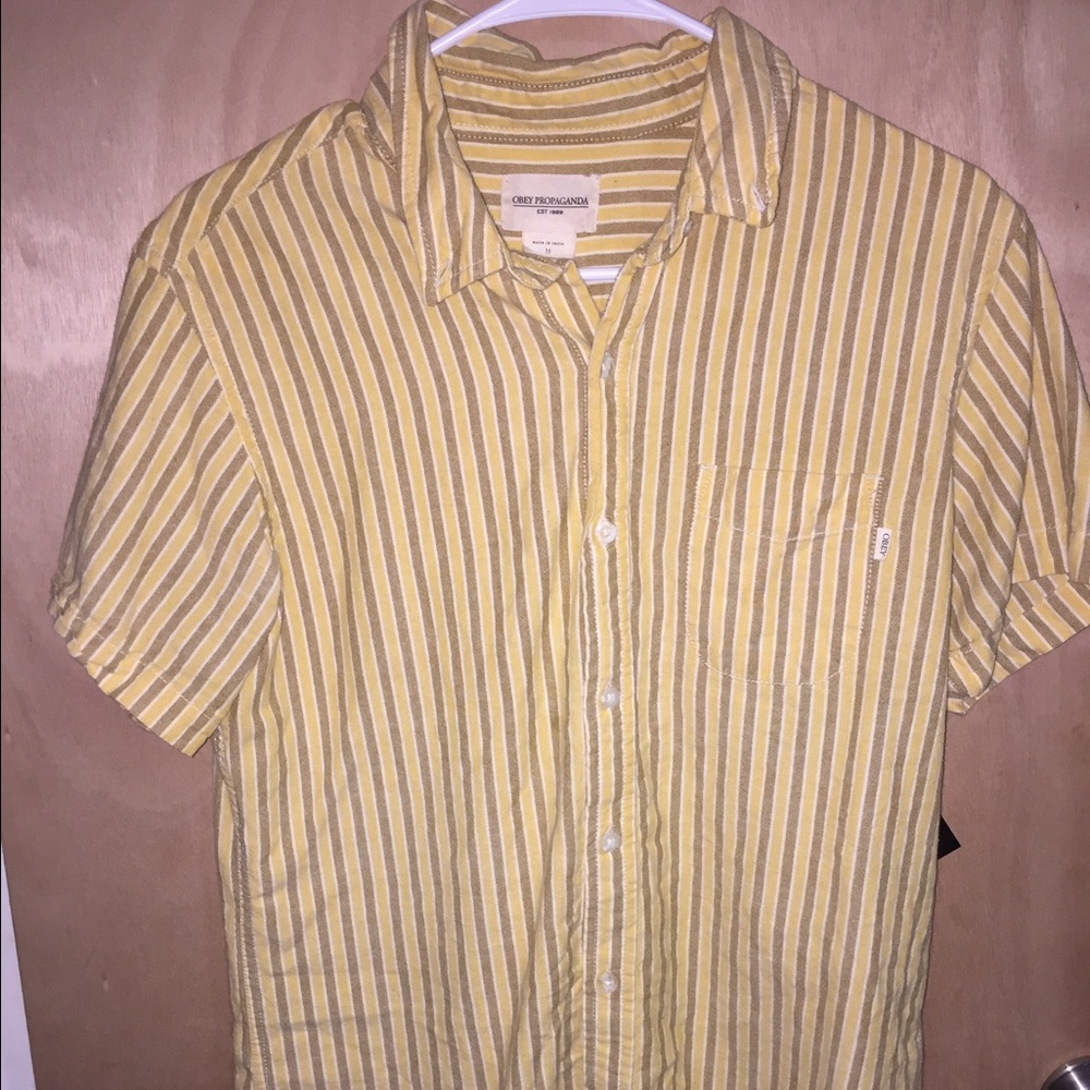 Obey button down