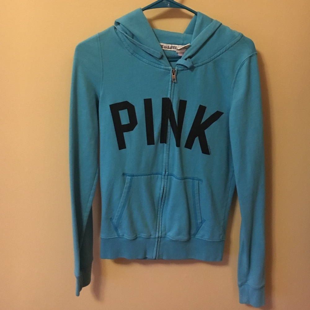 PINK full zip hoodie