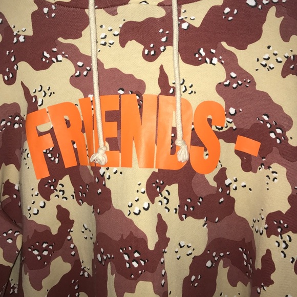 VLONE FRIENDS CAMO HOODIE - Picture 1 of 3