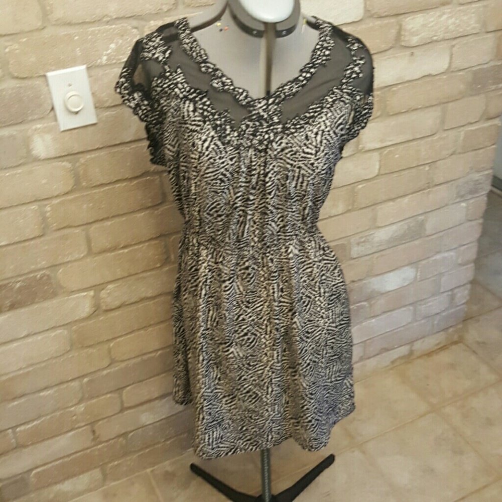 Animal print dress