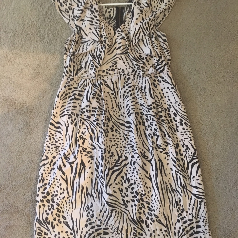 Animal print dress