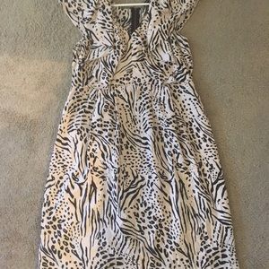 Animal print dress