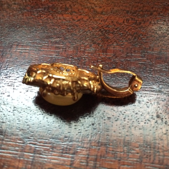 Pearl rhinestone earring/pendant bundle - Picture 4 of 4