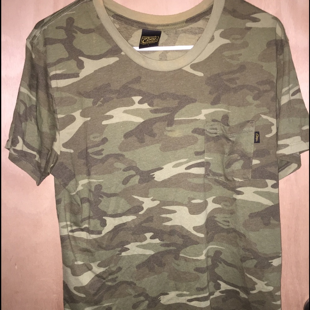 Obey soft style ss tee camo