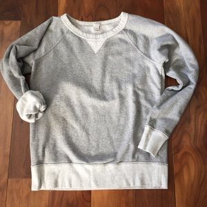 J. Crew grey sweatshirt- small