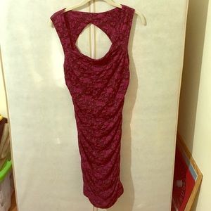 Free people cutout lace midi dress size medium