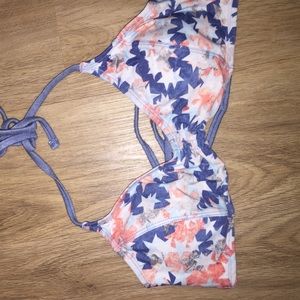 star patterned swim top