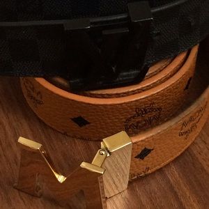 MCM and Louis Vuitton Belts