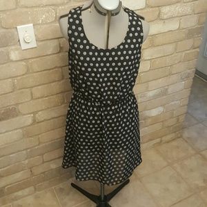 Polka dot tank dress