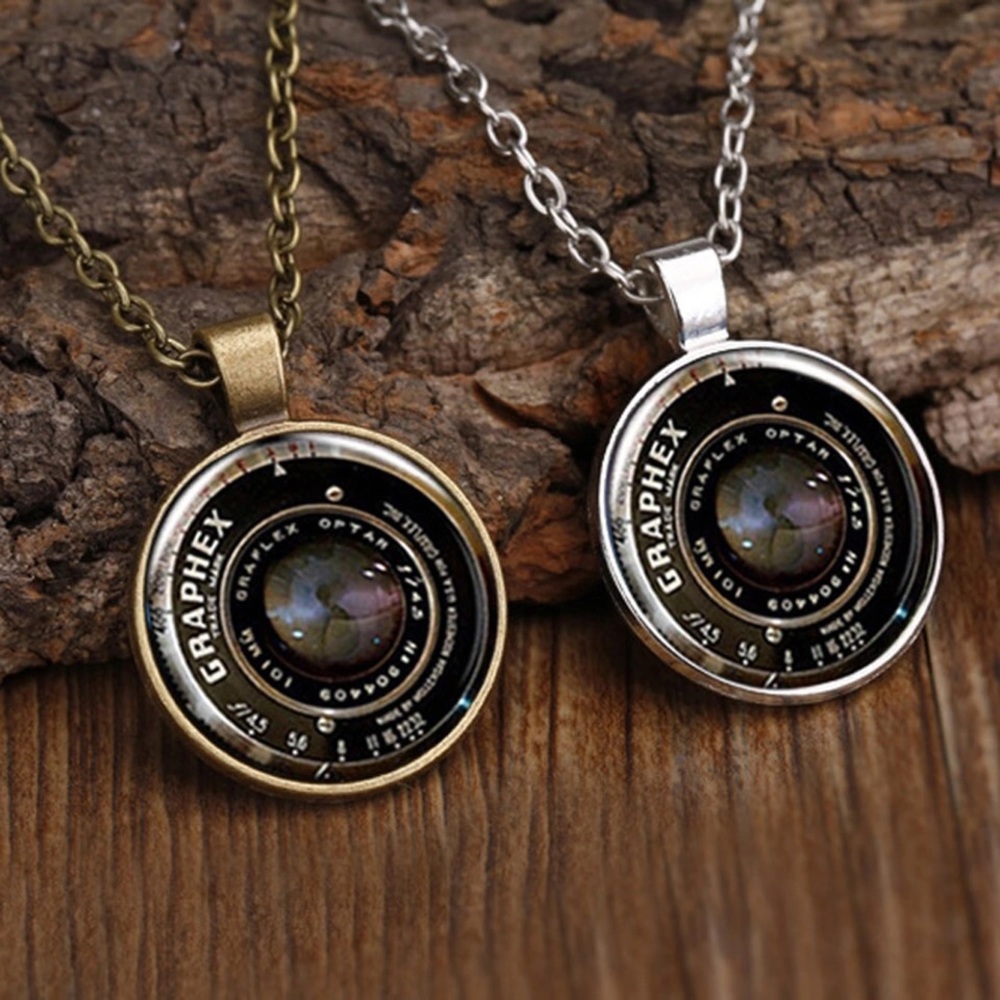 Vintage Camera Lens Pendant
