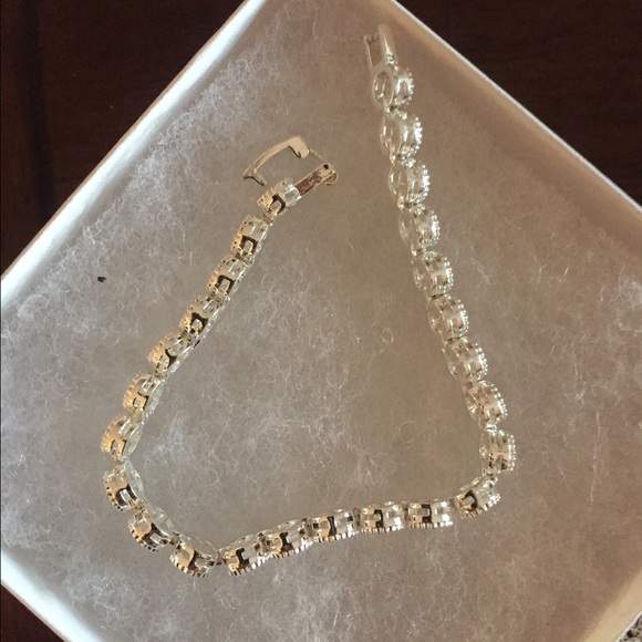 David's Bridal Jewelry Silver Studded Bracelet Wedding Formal Bridal Poshmark