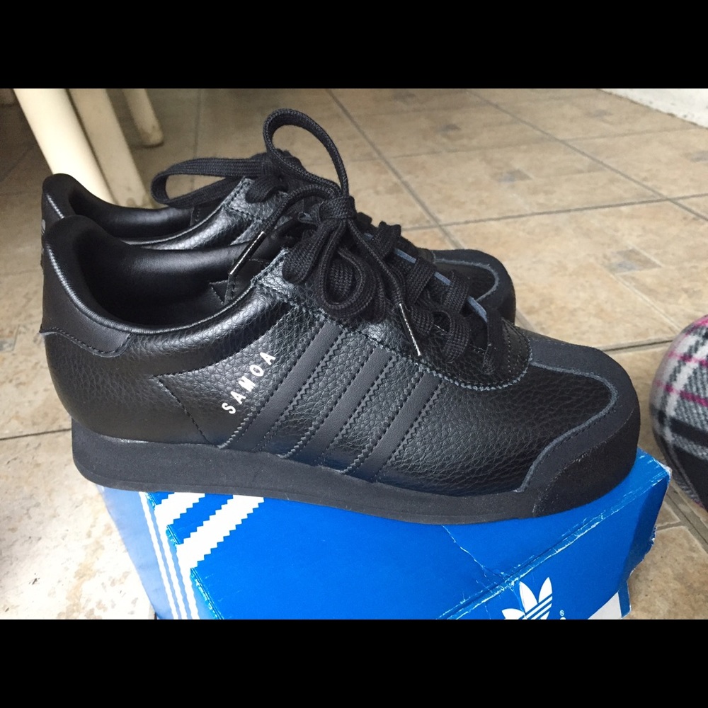 NEW Adidas 5 WMN 4 MEN Original Samoa Black Shoes