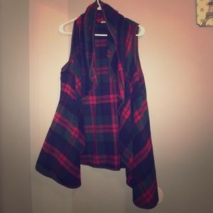 Plaid cardigan