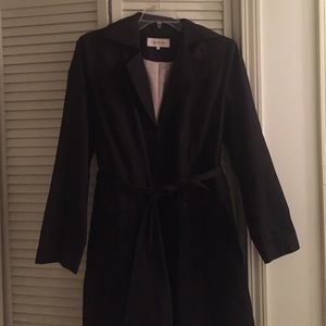 Calvin Klein Black Trench Coat