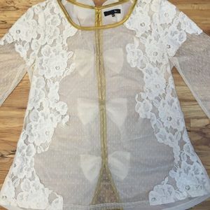 Vintage Inspired Lace Modcloth Ryu Top