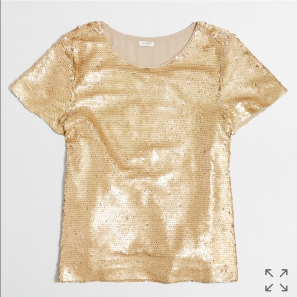 J Crew Sequin Shirt