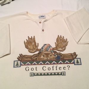 Got coffee moose sleep shirt