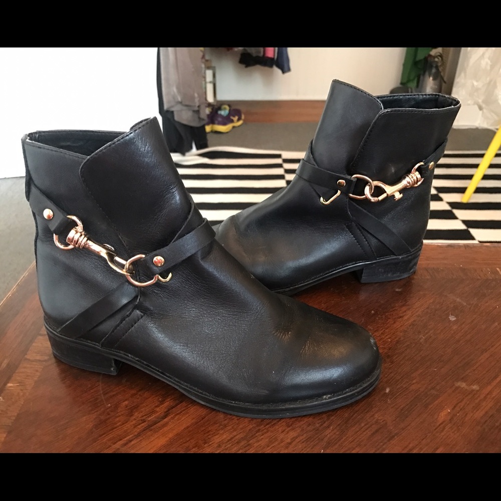 BCBGirls Black Moto Boots