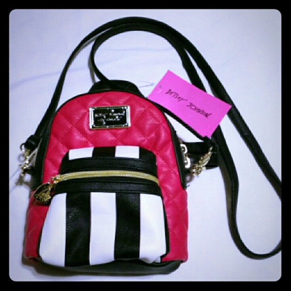 Betsey Johnson Handbags - NWT Betsey Johnson backpack, cross body bag