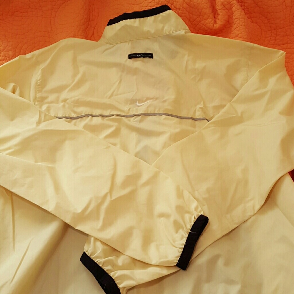 Yellow Nike wind breaker