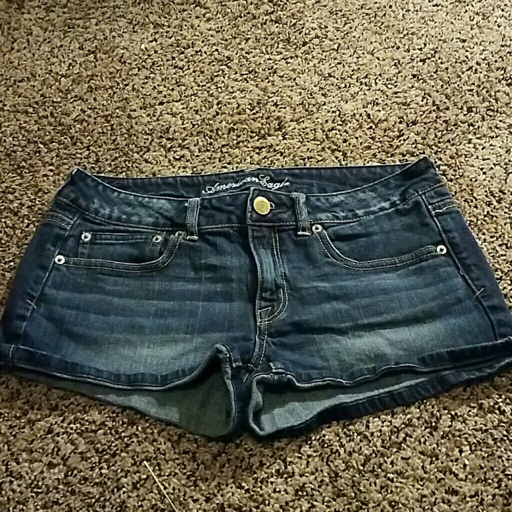 AE denim short shorts